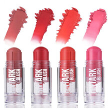 (Matches the image) 4 Colors Blush Stick Solid Blush Moisturizing Natural Nourishing Multi-functional Long-lasting Portable Blush Cream