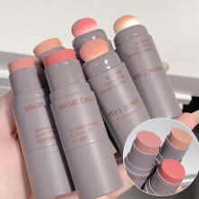 (Matches the image) Double-ended Blush Stick Waterproof Brightening Face Contouring Shadow Blusher Long-lasting Tint Cheek Korean Makeup Cosmetics