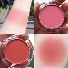(Matches the image) 6 Colors Milk Tea Blush Peach Pallete Face Pigment Cheek Blusher Powder Makeup Contour Shadow Blusher