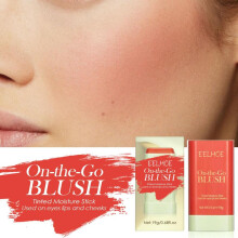 (Matches the image) Multifunctional Blush Stick Solid Blush Cream Light Natural Nude Makeup Face/eyes and Lips Blush Cream Brightening Contouring