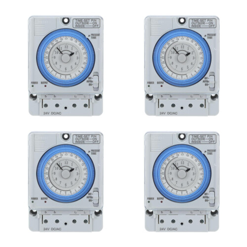 4Pièces Timer Mécanique Précis Pour Cuisine Minuterie Robuste 2
