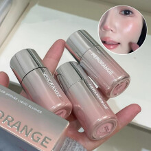 (Matches the image) Liquid Blush Stick With Sponge Tip Suitable For Lips and Cheeks Waterproof Long-Lasting Brightening Face Makeup Cosmetics