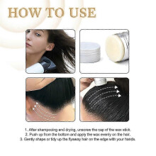 1-3pcs Hair Wax Stick, Styling Wax for Smooth Wigs, Slick Stick for Hair Non-greasy Styling Hair Pomade Stick for Fly away Edge Frizz Hair
