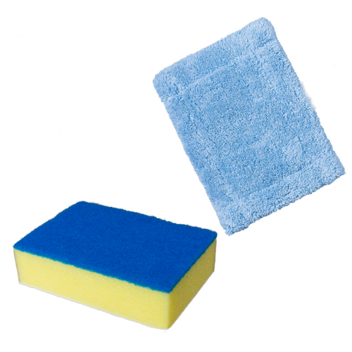 KCT KCT Telescopic Cleaner Accessory Pack - 1 x Scourer/Sponge + 1 Cloth