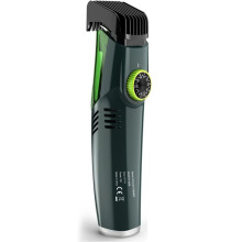 Tondeuse à Barbe Sans Fil, Rasoir Électrique avec Aspirateur Intégré, Étanchéité IPX6, Tondeuse de Précision pour Moustache et Favoris