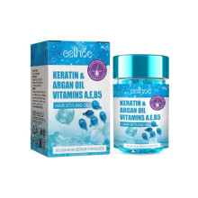 EELHOE Keratin & Argan Oil Hair Serum 50ml Anti-Frizz Smoothing Shine Treatment Leave-In