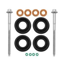 Ford Transit MK7 2.2 TDCi Diesel Injector Seal Kit with Clamp Bolts
