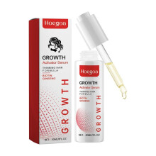 Hoegoa Hair Growth Serum with Biotin, Ginseng, and Avocado Oil, Strengthens Hair Roots, Promotes Hair Growth for Men and Women, 2 oz