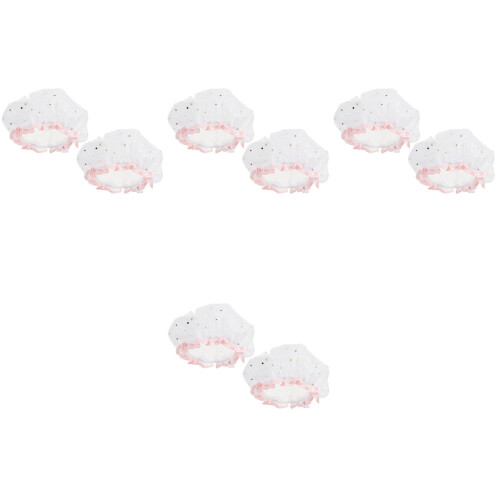 8Pièces Bonnets Étanches De Salle De Bain Blancs Pour Fixer 2