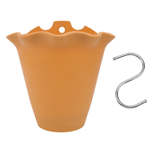 2Stk Wandmontierter Orange Kunststoff Für