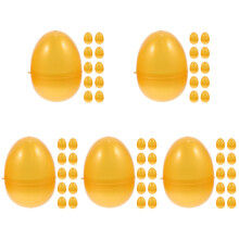 60Stk Goldene Wiederbefüllbare ABS Eier Für Partydeko & Geschenke