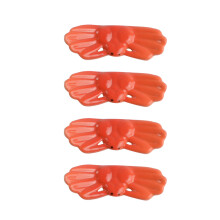 8Stk Essstäbchenhalter Keramik Design Orange