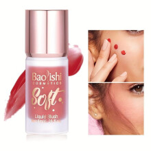 (Matches the image) Liquid Blush Cream Smooth Velvet Matte Shimmer Pink Blusher Natural Easy To Smudge