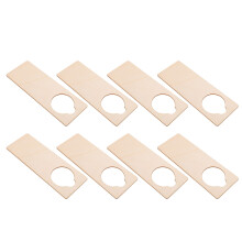30Stk Blank Holz Türanhänger Zum Bemalen Hängendes Holzschild Khaki