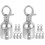 12Stk Metall-Seilstopper Mit Haken, , Langlebig Elegant 1