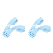 2Sets Säuglings Essgarnitur Sicheres PP Training Gabel Set