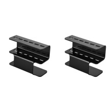 2Stk Dünnes Acryl Storage Rack Schwarz Für Falsche Wimpern Und Tools