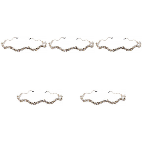 5Stk Perlen Kopfband Mit Damen Hochzeit 2