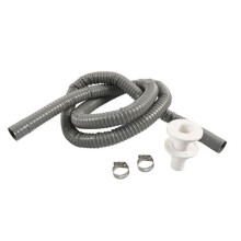 Bilge Pump Installation Kit with 1-1/8-Inch Diameter 6FT PVC Hose Plumbing Set
