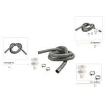 Bilge Pump Installation Kit with 1-1/8-Inch Diameter 6FT PVC Hose