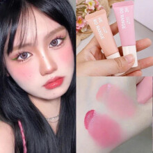 (Matches the image) Face Cheek Blusher Velvet Matte Liquid Blush Face Lip Pigment Makeup Lasting Water Liquid Blush Natural Face Cosmetics