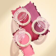 (Matches the image) Single Color Blush Cream Matte Nude Highlighter Blush 12 Color Pearlized Fine Shimmer Blush