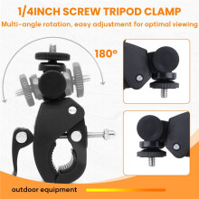 Screw Tripod Clamp Stand Sport Camera Holder Bicycle Mount Clip Holder