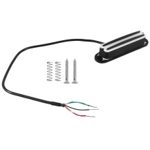 Micros Hot Rail Double Piste 11K Alnico5 Guitare Strat Fit Ramassage Squier Tele Guitare ÉLectrique, Blanc