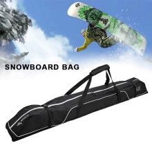 (S) Waterproof & Wear-Resistant Ski/Snowboard Bag for Travel, 172/192cm