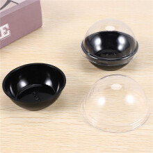 50 Pack Clear Plastic Cupcake Container, Individual Packaging Treat Boxes with Dome Lids for Muffin Macaron