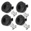 4PCS Boat Slam  Flush Pull Slam Latches Round Plastic Round for RV Boat Door Hatch Cabinet Pull Locking 1