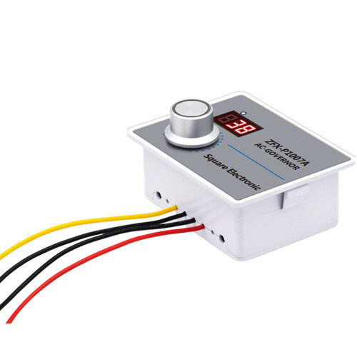 ZFX-P1007A Digital Display Speed Controller Waterproof Stepless Speed Regulator Governor 500W AC 220V Control 2