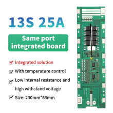 13S 48V 25A Port Commun Carte Intégrée avec Coque de Support Pack de Batterie pour Voiture Électrique Scooter A