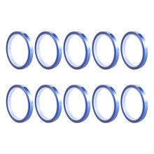 10 Rouleaux de Bandes Thermiques Vierges de Sublimation Ruban Thermique Sans RéSidu Jusqu'à 260 DegréS Celsius pour Presse à Sublimation Thermique