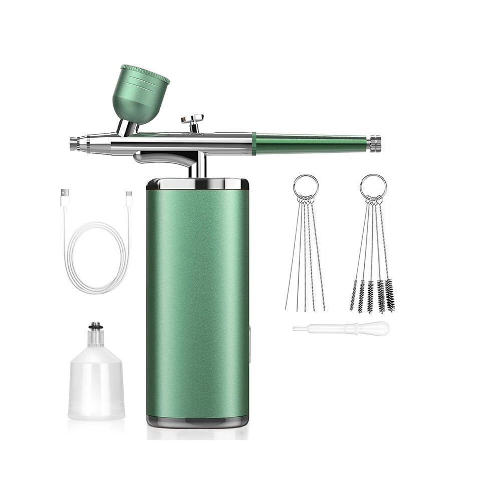 Tlily Airbrush Kit For Nail-Rechargeable Cordless Air Brush With Compressor For Nails Paint Tattoo Art Makeup Painting Cake