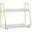 Wooden Kitchen Countertop Storage Rack,Multi-Layer Spice and Cosmetic Storage Rack, Home Double-Layer Organizer. 1
