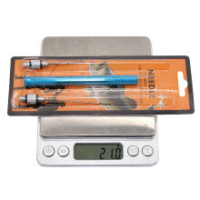 (Blue) Detachable 2-End Bait Threading Pin & Drill Hook Fishing Accessories