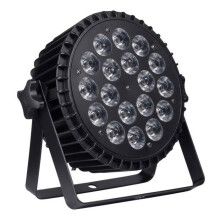 Proyector escénico - LIGHT4ME - ALU QUAD PAR 18x6W RGBW - Caja de aluminio - 18x6W RGBW - DMX + estroboscopio