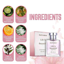Premium Pheromone Cologne for Women, Life is Beautiful Perfume Strong Perfume Oil Pheromone Elegant Charming Perfume Long-lasting Scent