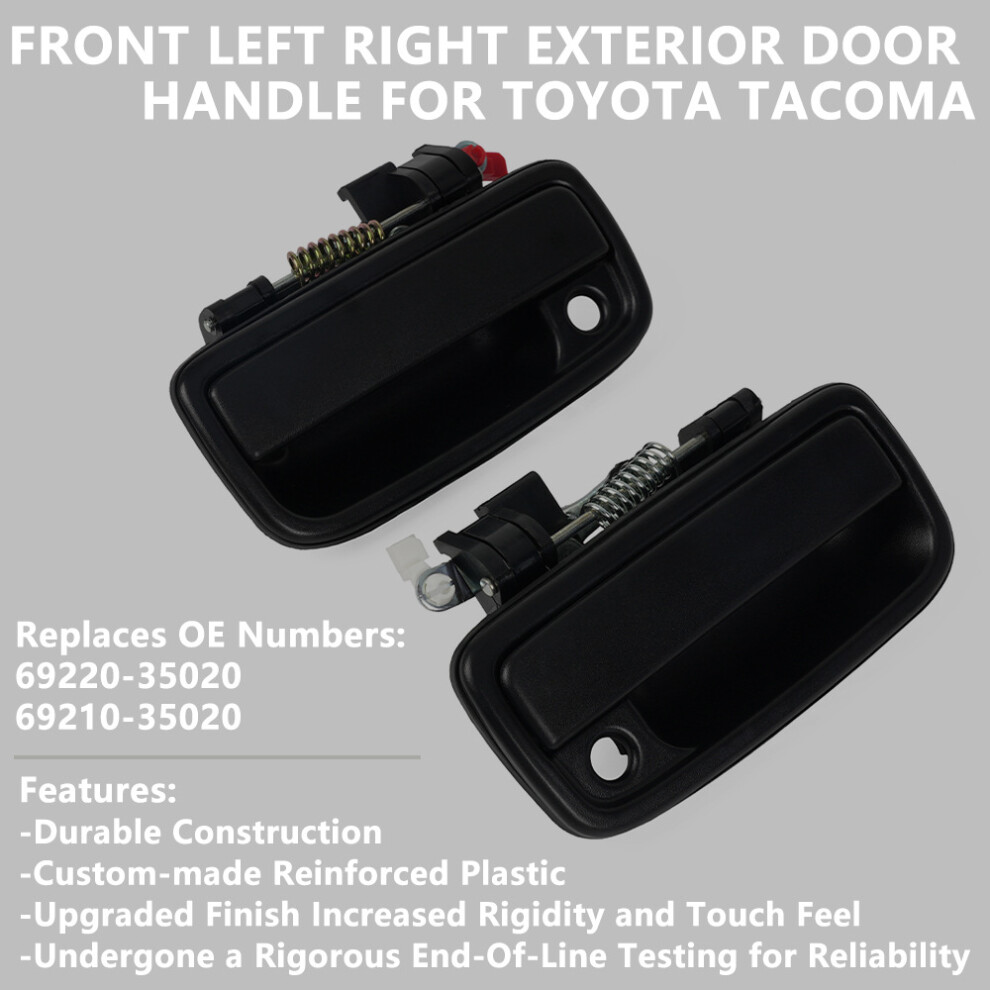 (Left+Right) Left Or Right Front Exterior Door Handle For Toyota Tacoma 1995-2004 123643775637
