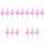 15Pièces Boules À Mousse Rose Douceur Et Pour Douche 3