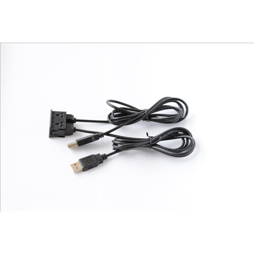 150CM Car Dash USB Port Panel, Dual USB Extension Adapter Cable, Flush Mount Design 1