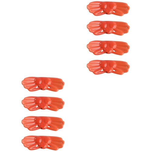 8Stk Essstäbchenhalter Keramik Design Orange 2