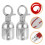 12Stk Metall-Seilstopper Mit Haken, , Langlebig Elegant 8