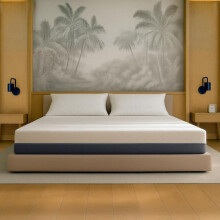 Matras - DE WITTE STEEN - 180 x 200 cm - Geheugenfoam & Waterfoam - 22 cm - Afneembaar hypoallergeen