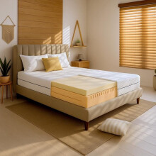 Matras - DE WITTE STEEN - Witte Steen - 180 x 200 cm - 20 cm - Hypoallergene Geheugenschuim