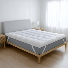 Colchão de cama com efeito de hotel - THE WHITE STONE - 160x200 cm - Enchimento 1000 g/m² - Câmara de ar respirável - Espessura 3 cm