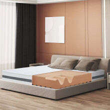De White Stone Matelas 70 x 140 Orthopedisch Antibacterieel | Hoogte 25 cm | 3D Air Bekleding in Hypoallergene Fibren