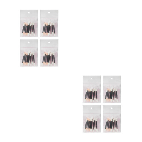 80Stk Mini Doppelseitige Lidschatten Make-Up Applikatoren