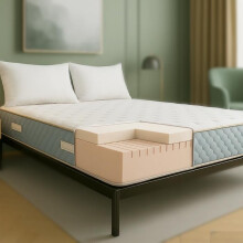 Orthopedisch matras - THE WHITE STONE - White Stone - 90x190 cm - 22 cm - Geheugen 9 zones